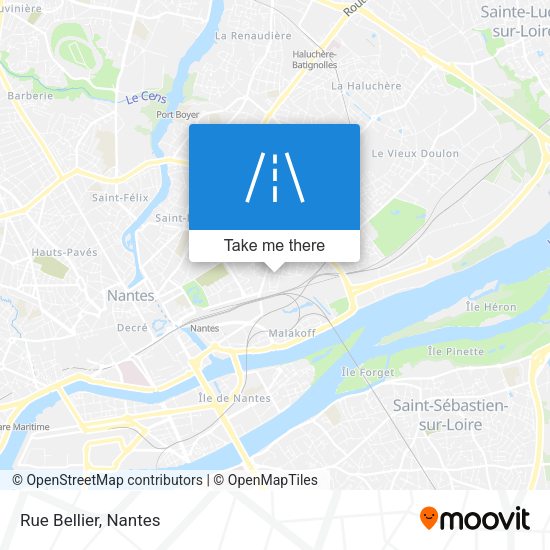 Rue Bellier map