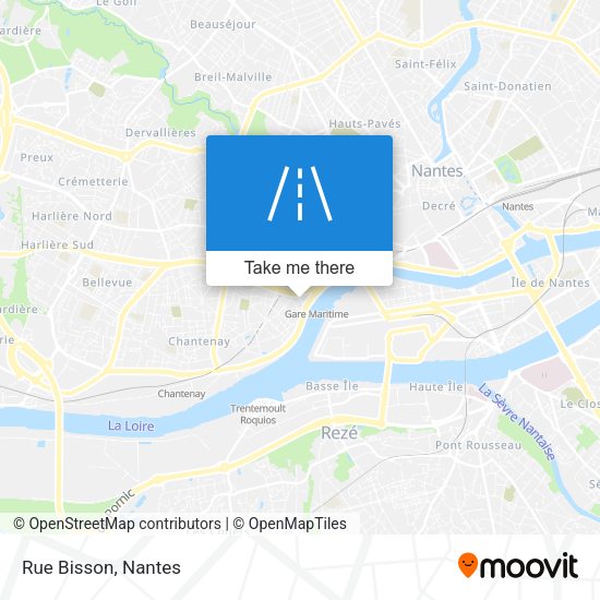 Rue Bisson map