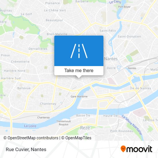 Rue Cuvier map