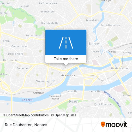 Rue Daubenton map