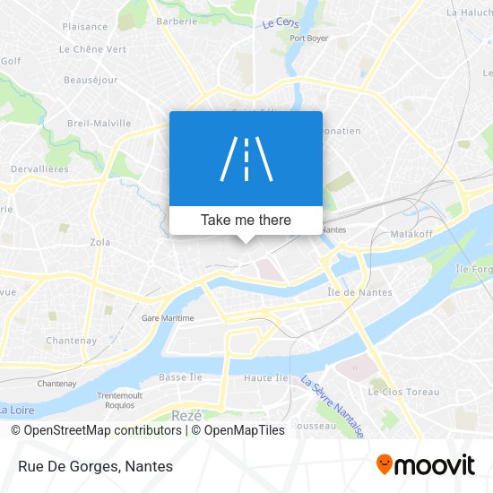 Rue De Gorges map