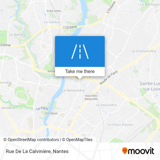 Rue De La Calvinière map