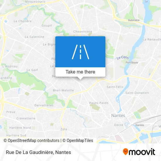 Rue De La Gaudinière map