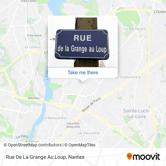 Mapa Rue De La Grange Au Loup