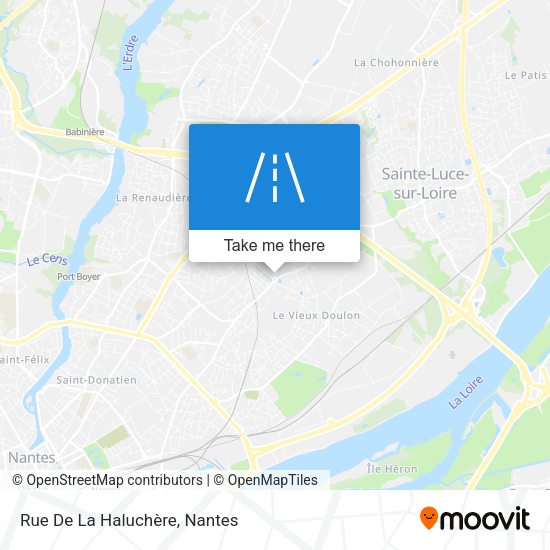 Rue De La Haluchère map