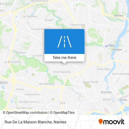Rue De La Maison Blanche map