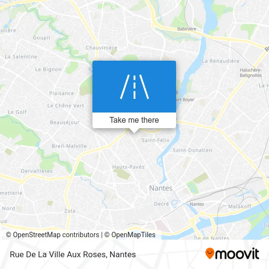 Rue De La Ville Aux Roses map