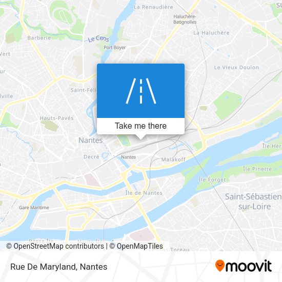 Rue De Maryland map