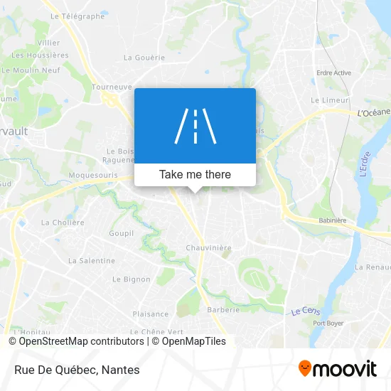 Rue De Québec map