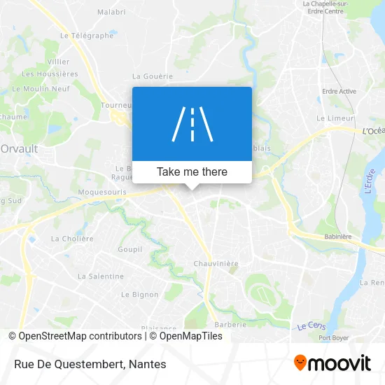 Rue De Questembert map
