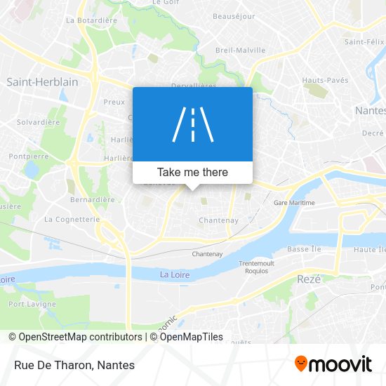 Rue De Tharon map