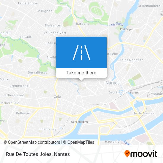 Rue De Toutes Joies map