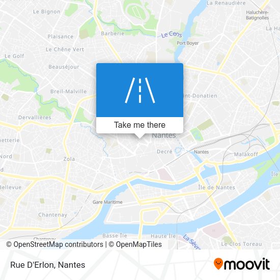 Rue D'Erlon map