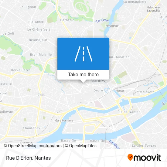 Rue D'Erlon map