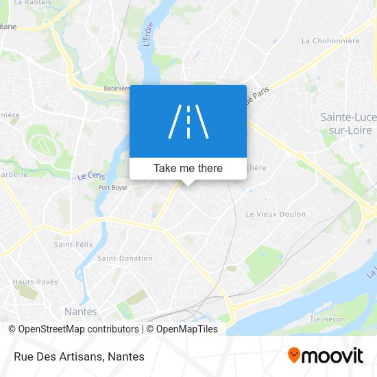 Rue Des Artisans map