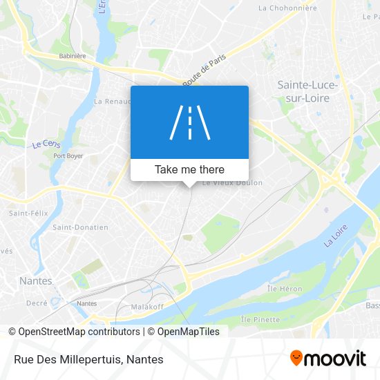 Rue Des Millepertuis map