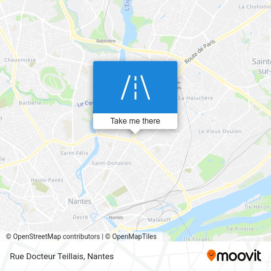 Rue Docteur Teillais map