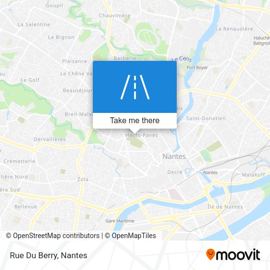 Rue Du Berry map
