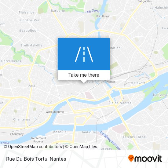 Rue Du Bois Tortu map