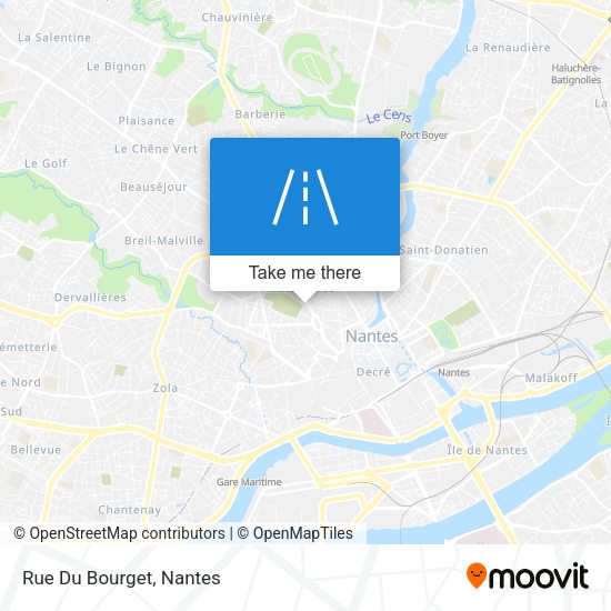 Rue Du Bourget map