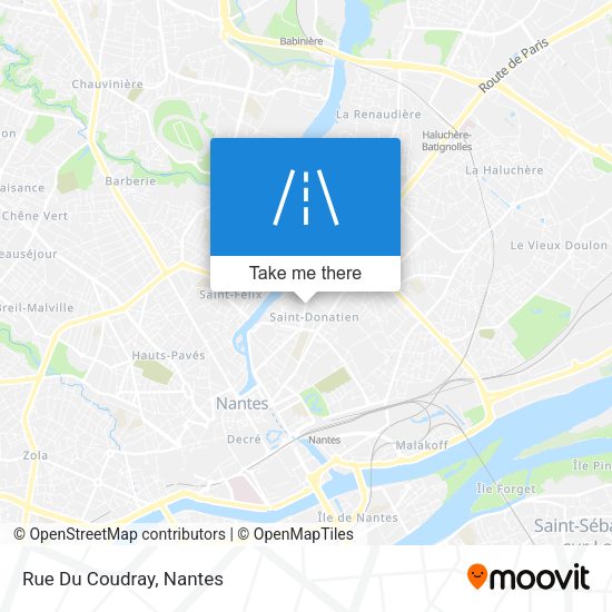 Rue Du Coudray map