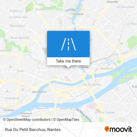 Rue Du Petit Bacchus map