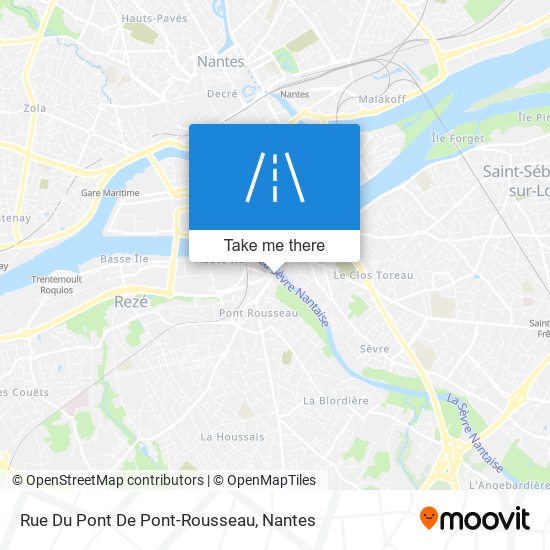 Rue Du Pont De Pont-Rousseau map