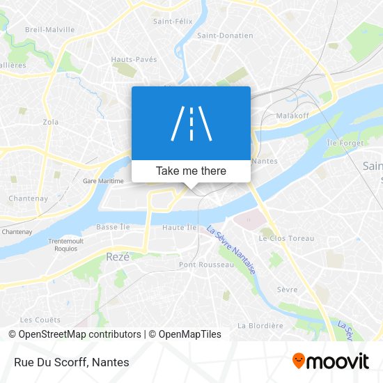 Rue Du Scorff map