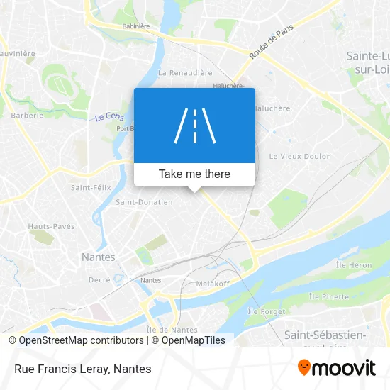 Rue Francis Leray map