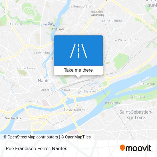 Rue Francisco Ferrer map