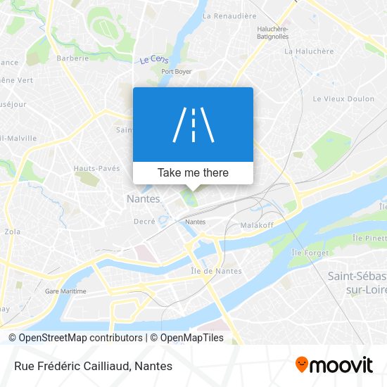 Rue Frédéric Cailliaud map