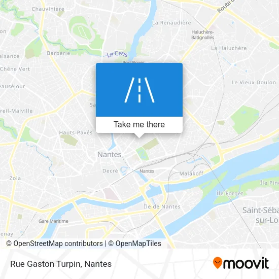 Rue Gaston Turpin map