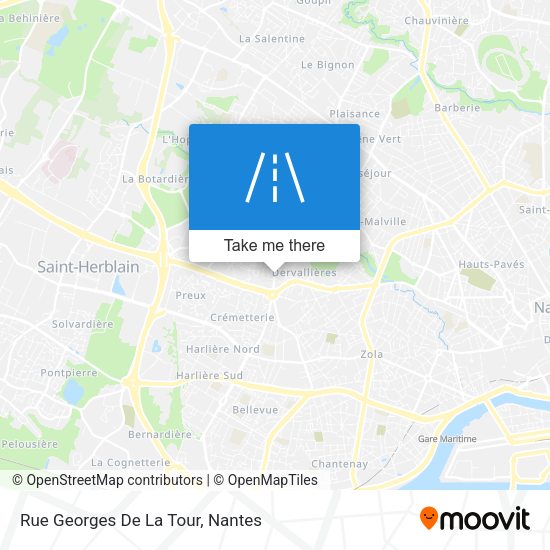 Rue Georges De La Tour map