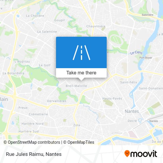 Rue Jules Raimu map