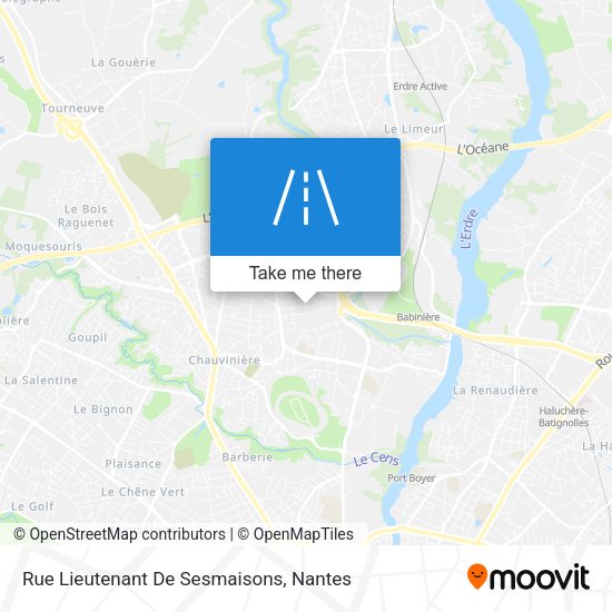 Rue Lieutenant De Sesmaisons map