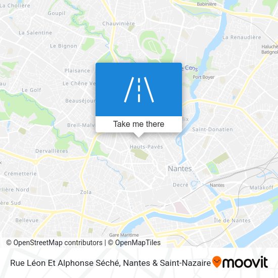 Rue Léon Et Alphonse Séché map