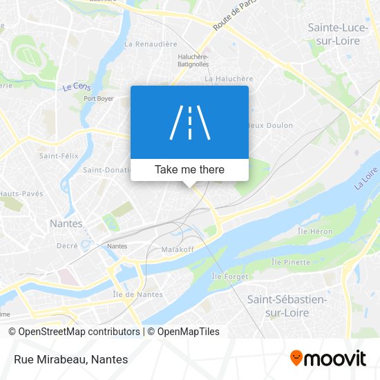 Rue Mirabeau map