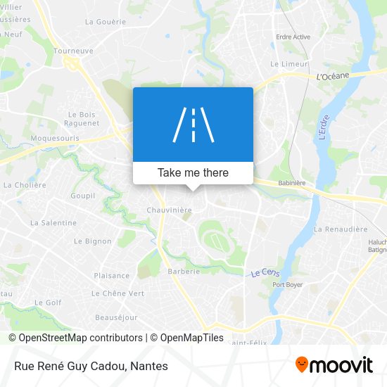 Rue René Guy Cadou map