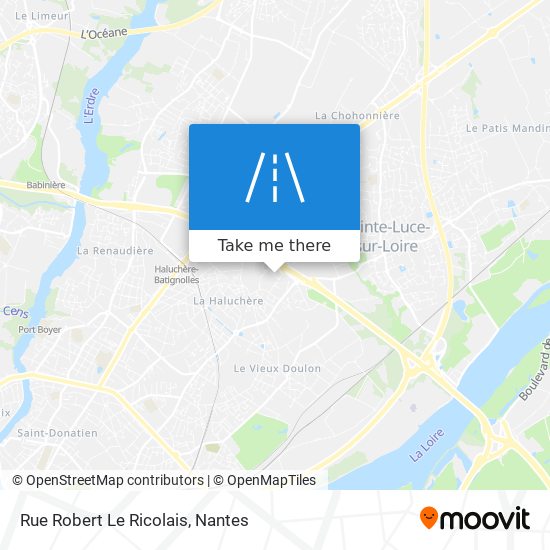 Mapa Rue Robert Le Ricolais