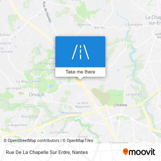 Rue De La Chapelle Sur Erdre map
