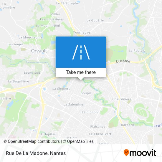 Rue De La Madone map