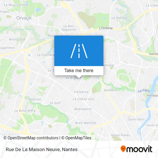 Rue De La Maison Neuve map