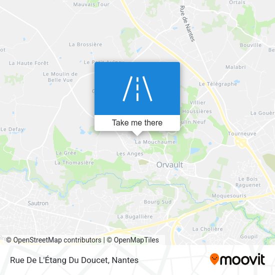 Rue De L'Étang Du Doucet map
