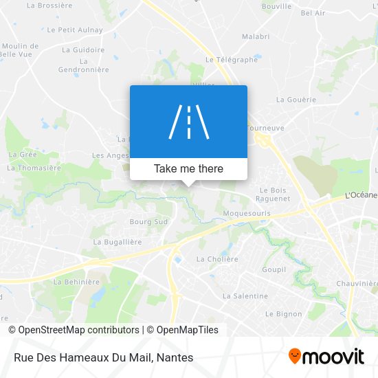 Rue Des Hameaux Du Mail map