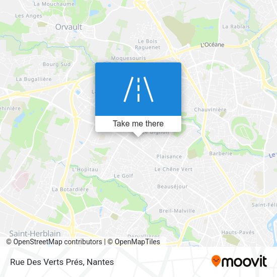 Rue Des Verts Prés map