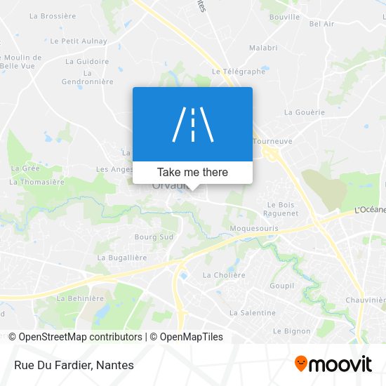 Rue Du Fardier map
