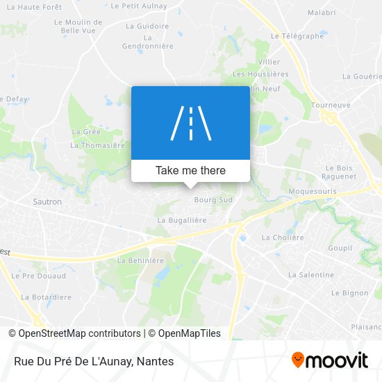 Rue Du Pré De L'Aunay map