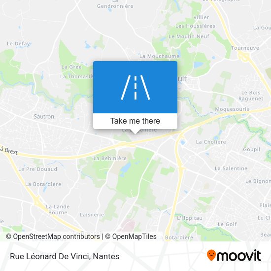 Rue Léonard De Vinci map