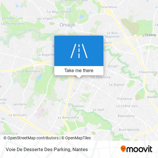 Voie De Desserte Des Parking map