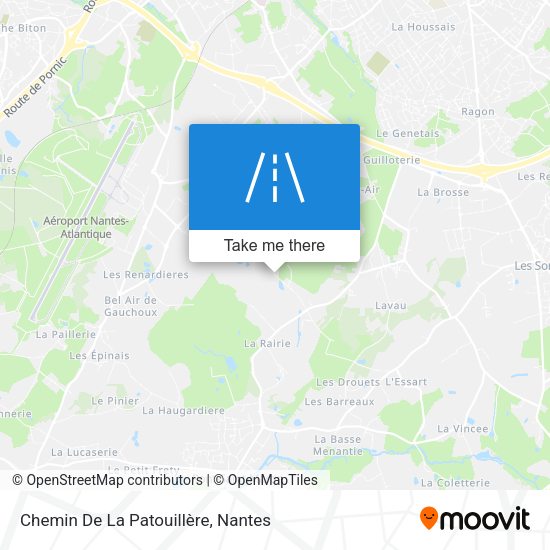 Chemin De La Patouillère map